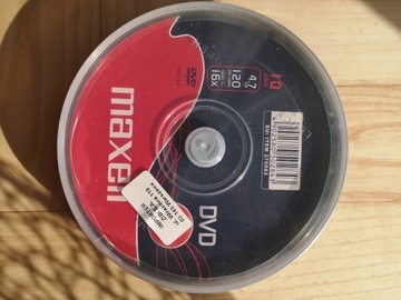 Płyta DVD-R Maxell 10 szt 4,7 GB