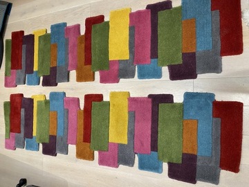 Dwa dywany kolorowe