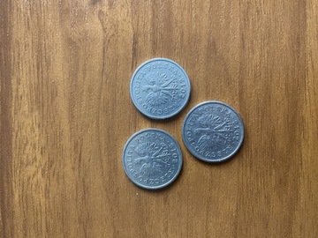 3 x 1 złoty - 2012 rok