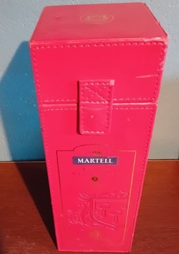 Skórzane etui Martell 750 ml. Wersja USA.