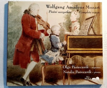Komplet Pieśni Mozarta - zbiór tekstów - unikat