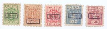 Prowizoria dopłat 1919 Bielsko1 Fi T.11 Pd. 2-4,6,7 (patrz opis), gwarancja