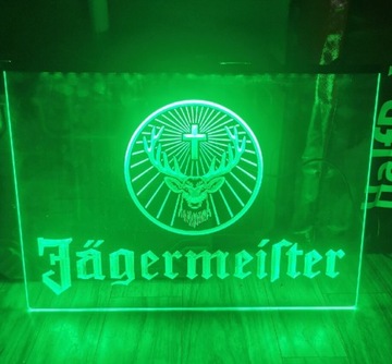 Tablica świetlna / Baner / Neon LED  JAGERMEISTER