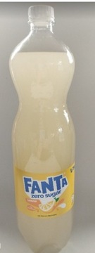Fanta lemon cytrynowa 1,25 L zero cukru 