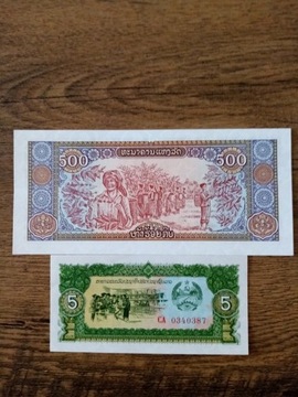 Banknoty Laos 