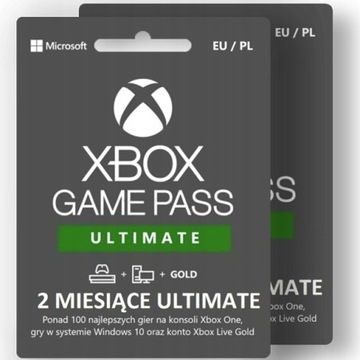 Xbox Game Pass Ultimate - 2 miesiące  
