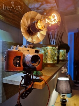Wyjątkowa LAMPA z aparatu ZORKA 4 RETRO / VINTAGE