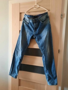 Waist 40 L 34 Spodnie męskie bawełniane jeansy dżinsy dżinsowe jeansowe