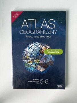 Atlas geograficzny Nowa Era dla klas 5-8 SP.