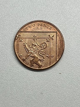 Moneta kolekcjonerska 2 pence 2016 rok