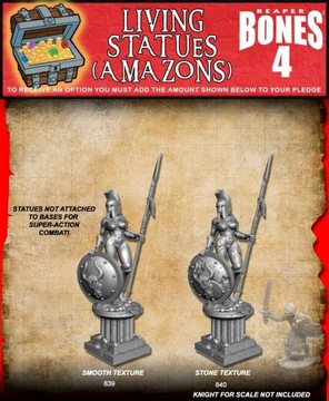 Living Statue Amazon - Reaper Miniatures Bones