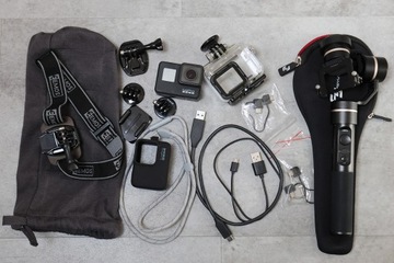 Kamera sportowa GoPro HERO 7 Black 4K + Gimbal Feiyutech G5