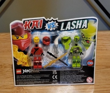 Lego Ninjago 112008 Kai vs Lasha blister figurki