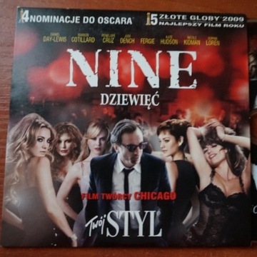 NINE DZIEWIĘĆ film DVD