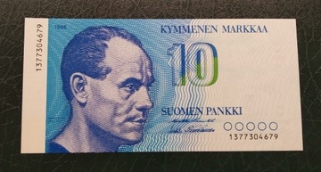 Finlandia 10 markkaa 1986 UNC