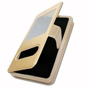Apple Iphone 7 8 etui z klapką flip case złoty