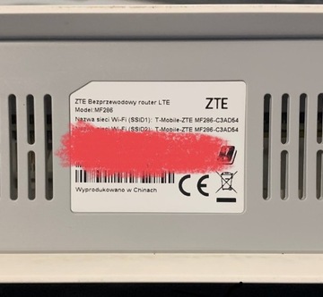 Router LTE ZTE MF286