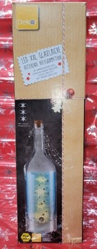 Ozdobna butelka świąteczna 