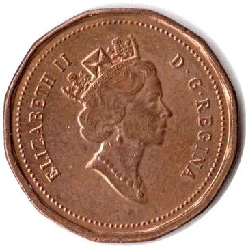 KANADA, 1 cent 1993, KM# 181