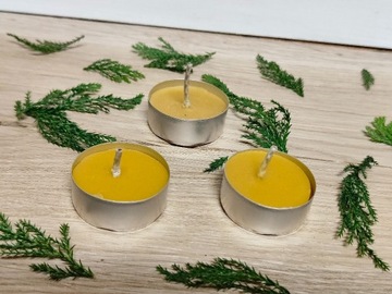 podgrzewacz tealight z wosku pszczelego 3 szt