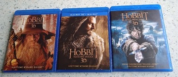hobbit trylogia 3d i 2d po polsku 3 filmy
