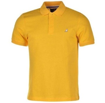 Polo koszulka Kangol z UK Yellow rozm. Fit L=M