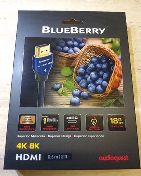 Audioquest Blueberry 4K8K Kabel HDMI (0,6m)