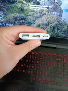 Oryginalna przejśćówka Apple usb-c 