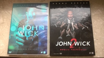 Filmy na DVD John Wick cz. 1 i 2  plus gratisy