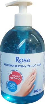 Żel antybakteryjny 500 ml bez użycia wody