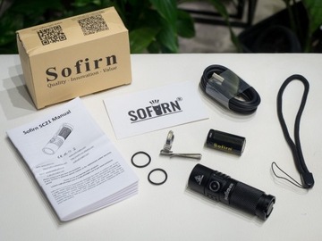 Sofirn SC21 NOWA Mini latarka USB C 1000 lm aku