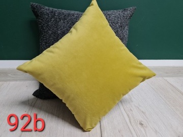 M092 poszewki na poduszki 30x30 solo seledyn żółty