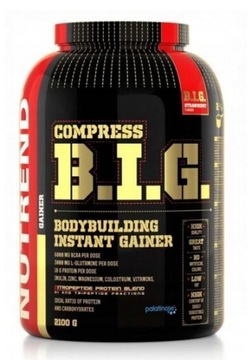 Gainer bananowy Nutrend 2100 g Compress B.I.G. 