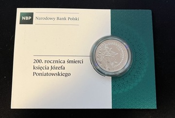 Moneta 10 zł - Józef Poniatowski