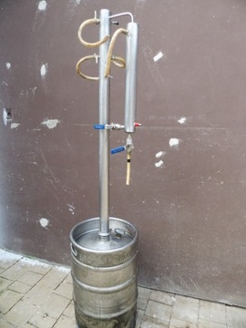 DESTYLATOR KOLUMNA 120 KEG 50 L BIMBER ZIMNE PALCE