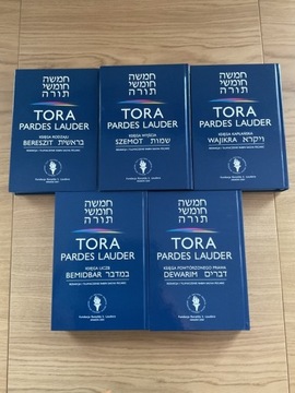 Tora Pardes Lauder Księgi 1-5 Sacha Pecaric (NOWE)