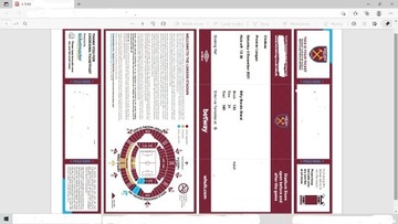 bilet na mecz West Ham- Chelsea Londyn