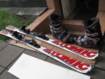NARTY ATOMIC 161cm + BUTY NORDICA nr.42-43,5