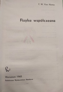 Książka Fizyka współczesna 