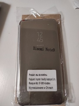 Etui srebrne do Xiaomi Note 9