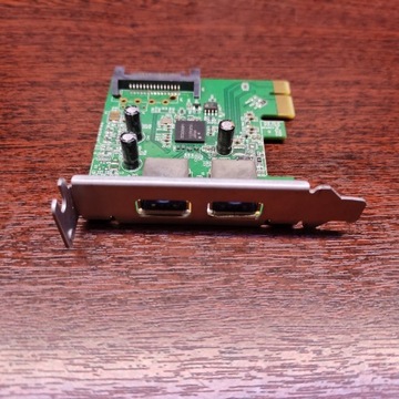 USB 3.0 KARTA ROZSZERZAJĄCA 2 PORTY PCIe2 x 1