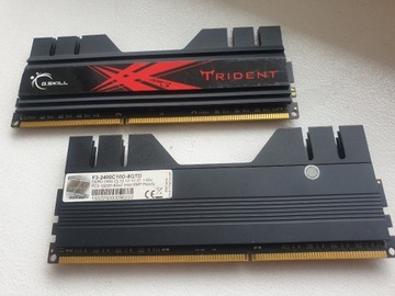 Pamięć G.Skill Trident, DDR3, 8 GB, 2400MHz, CL10