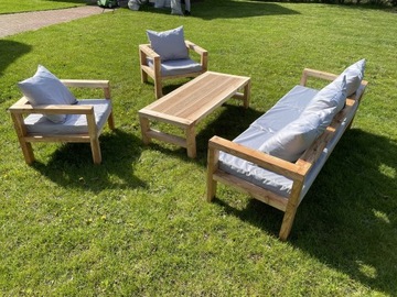 Meble ogrodowe zestaw ogrodowy sofa stol fotele 