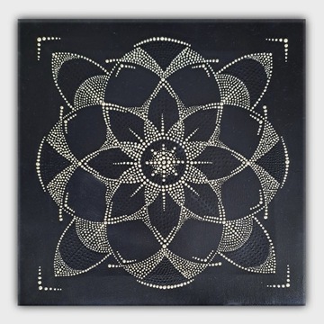 Mandala obraz na płótnie 30x30 cm