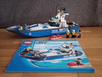 Lego City 7287 Police Boat kompletny