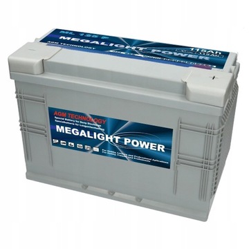 AKUMULATOR MEGALIGHT POWER 115Ah 12V mało używany