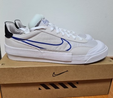 Nowe Nike Drop Type 40,5 białe trampki sportowe 