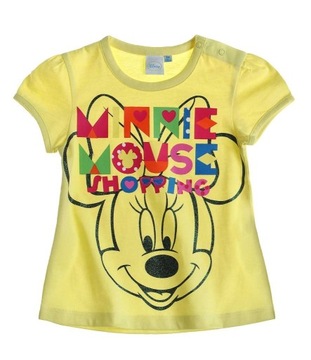 now Myszka Minnie 80 żółta koszulka t-shirt Disney