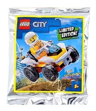 LEGO City Minifigure Polybag - Stuntman with Quad #952108