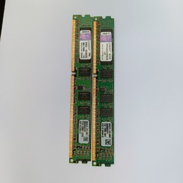 Pamięć RAM 2 razy 2GB Kingston DDR3